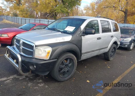 2006 Dodge Durango Slt из США, поврежденный, VIN 1D4HB48286F108692